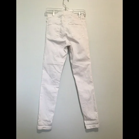 FRAME Le Skinny White Blanc Jeans zz - Picture 12 of 16